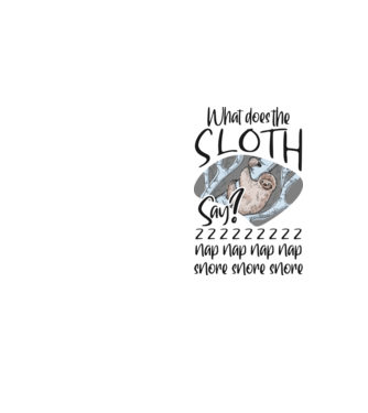 What does the sloth say model galben neon pe tricou