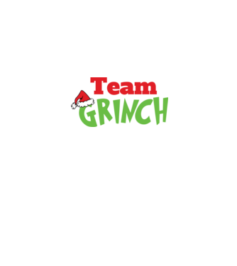 Team Grinch model albastru jeanși pe tricou