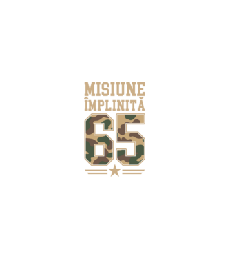 Misiune împlinită 65 model nisipiu pe tricou