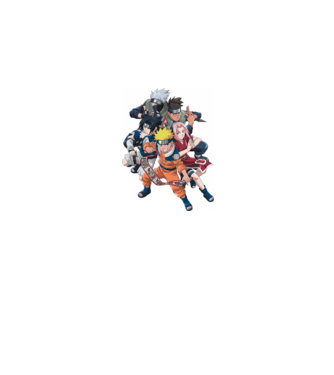 NARUTO model negru pe tricou