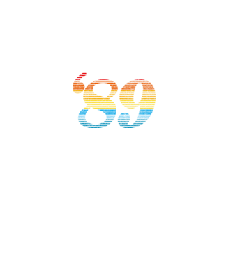 Retro Birthday 1989 model negru pe tricou