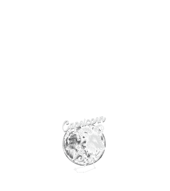 Zodiac bărbat CAPRICORN retro model negru pe tricou