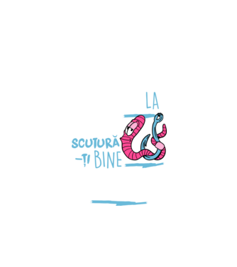 Secretul la pescuit scutură-ți bine viermele model negru pe tricou