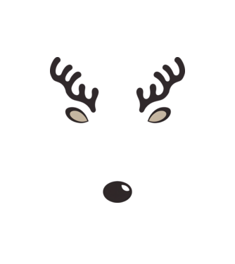 Dar eu o fac crăciun chiar căprioară Negru model alb pe tricou