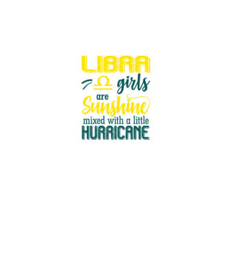 Sunshine with Hurricane LIBRA model negru pe tricou