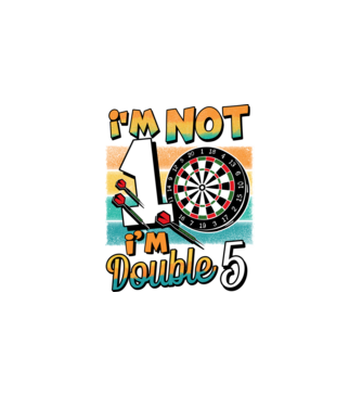 Darts Birthday 10 years old model negru pe tricou
