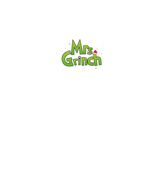 Grinch Family Mrs Grinch model negru pe tricou