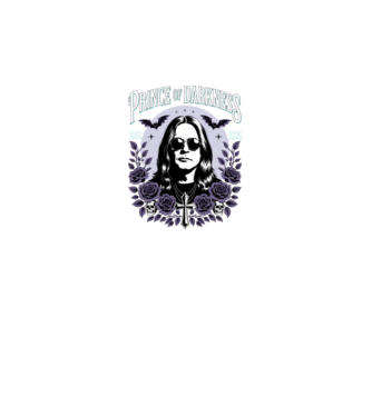 Prince of Darkness model negru pe tricou