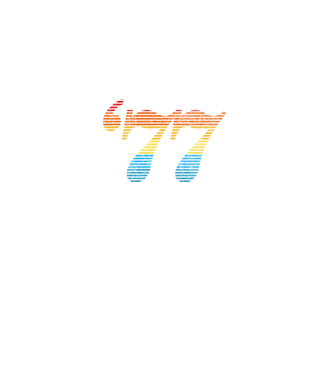 Retro Birthday 1977 model negru pe tricou