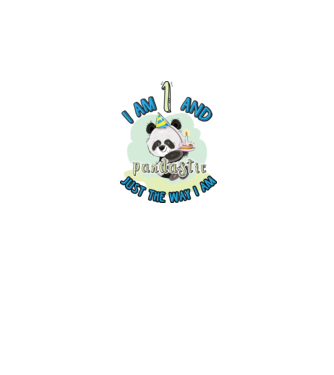 PANDASTIC 1 model alb pe tricou