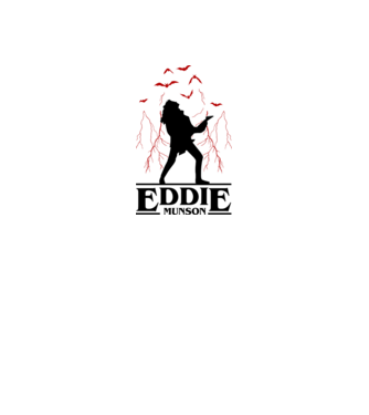 eddie munson stranger things model gri pe tricou