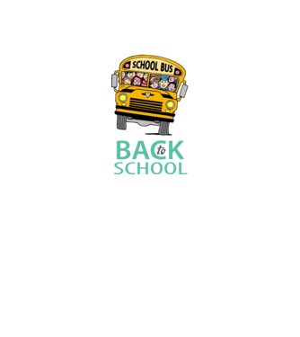 Back to school bus model negru pe tricou