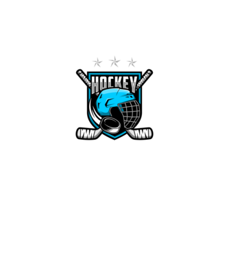 Hockey model negru pe tricou