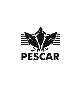 Pescar original model alb pe tricou