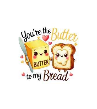 Butter to my Bread model nisipiu pe tricou