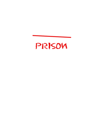 Back to prison - școală model negru pe tricou