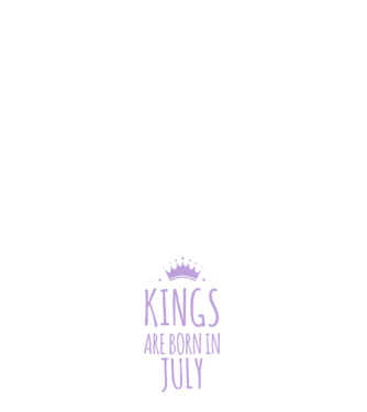 Kings are born in - July model albastru închis pe tricou