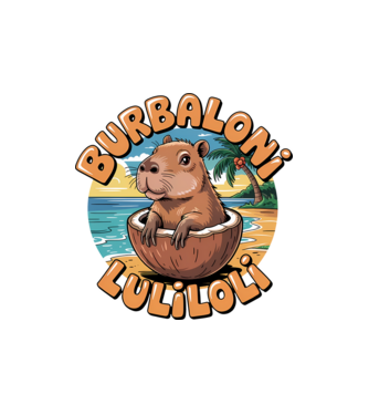 Burbaloni Luliloli model nisipiu pe tricou