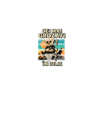 RETRO teddy IULIE model albastru jeanși pe tricou