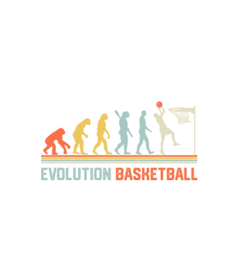 Evolution basketball model negru pe tricou