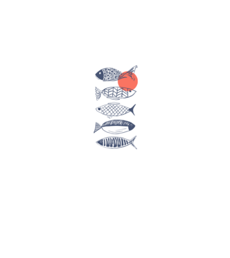 Fish model gri pe tricou