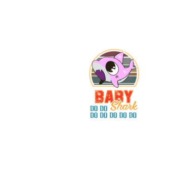 BabyGIRL shark model galben neon pe tricou