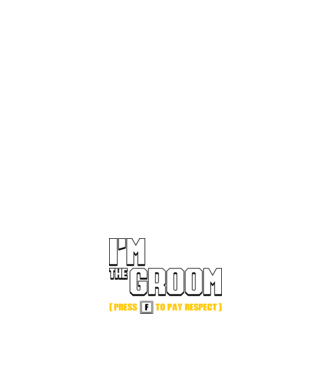 I'm the Groom  model alb pe tricou