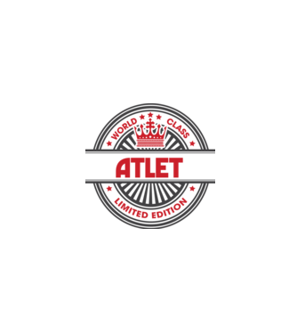 atlet model alb pe tricou