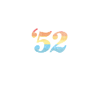 Retro Birthday 1952 model negru pe tricou