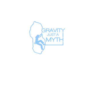 Gravity just a myth model negru pe tricou