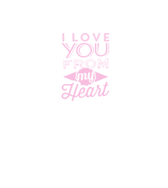 love you from model gri/negru pe tricou