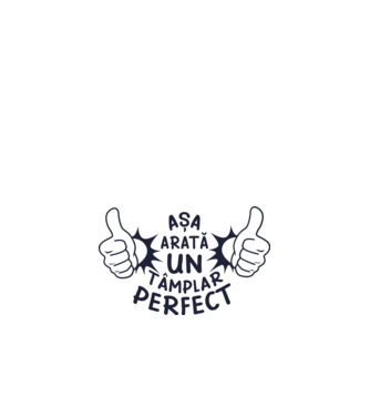 Așa arată un tâmplar perfect model alb pe tricou