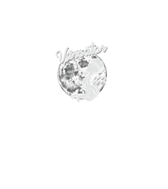 Zodiac bărbat VĂRSĂTOR retro model negru pe tricou