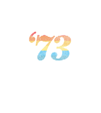 Retro Birthday 1973 model negru pe tricou