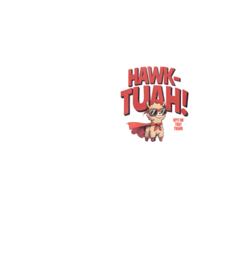 hawk tuah llama spit on that thang model galben neon pe tricou