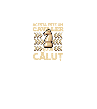 Acesta este un cavaler, nu un căluț  model negru pe tricou