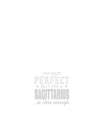 Not perfect, but SAGITTARIUS model albastru închis pe tricou