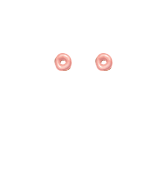 Donut titties model alb pe tricou