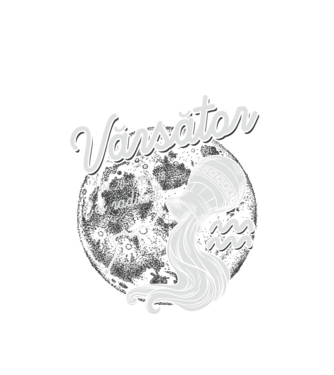 Zodiac bărbat VĂRSĂTOR retro model alb pe tricou