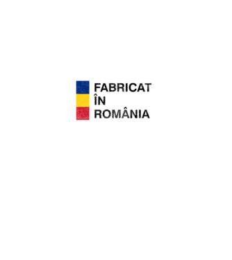 Fabricat în România model negru pe tricou