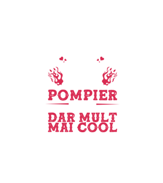 sunt soția unui pompier, la fel ca toate celelalte soții, dar mult mai cool D8416418 model negru pe tricou