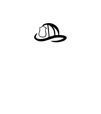 Fire fighter model gri închis pe tricou