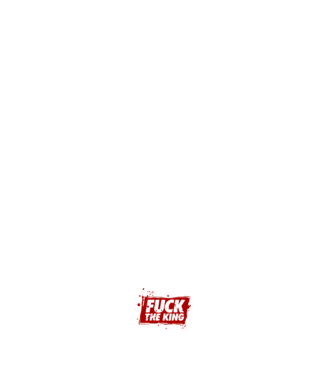Fuck the king model negru pe tricou