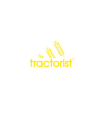 tractorist model negru pe tricou