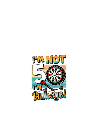 Darts Birthday 50 years old model alb pe tricou