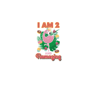 FLAMAZING Birthday 2 Years old model alb pe tricou