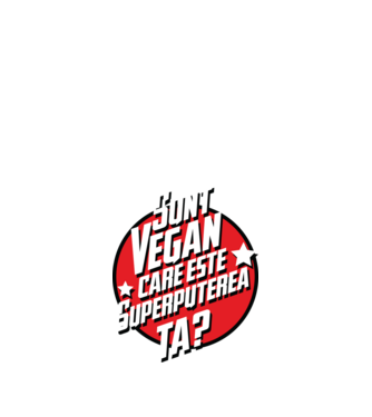 sunt vegan, care este superputerea ta? model negru pe tricou