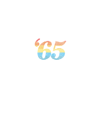 Retro Birthday 1965 model alb pe tricou