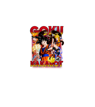 goku dragonball model bordo pe tricou