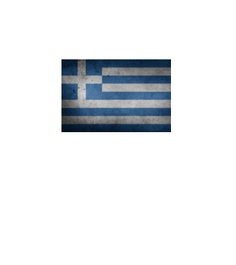 GREECE model turcoaz pe tricou